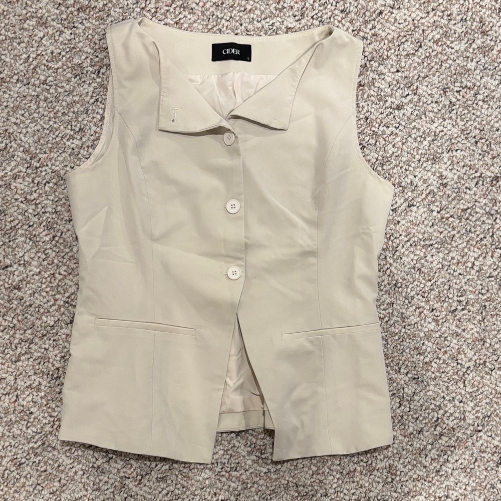 Cider Light Tan Vest